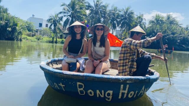 Coconut Basket Boat Bong Hội An