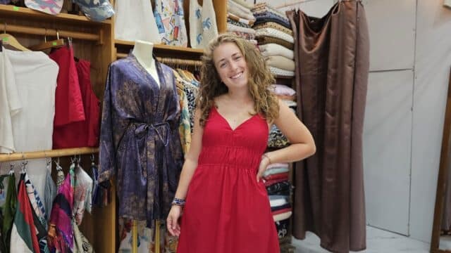 My AnSoul fabric and tailoring shop in Hoi An