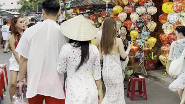 Street food market