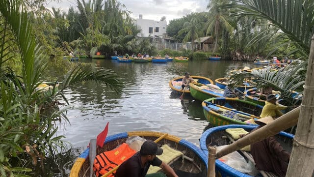 Coconut Basket Boat Bong Hội An