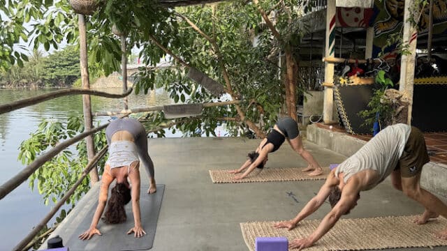 Yoga on the Deck