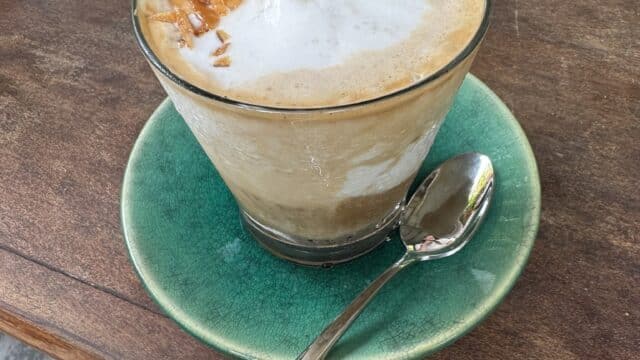 Coconut Coffee at Silent Cafe