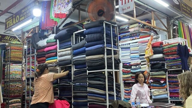 Hoi An Cloth Shop In Market