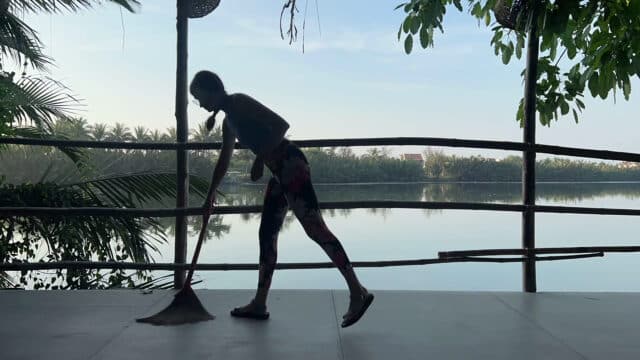 Yoga on the Deck