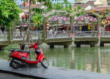 The Japanese Covered Bridge in Hoi An Ancient Town
