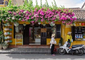 Street in the old town of Hoi An, Vietnam