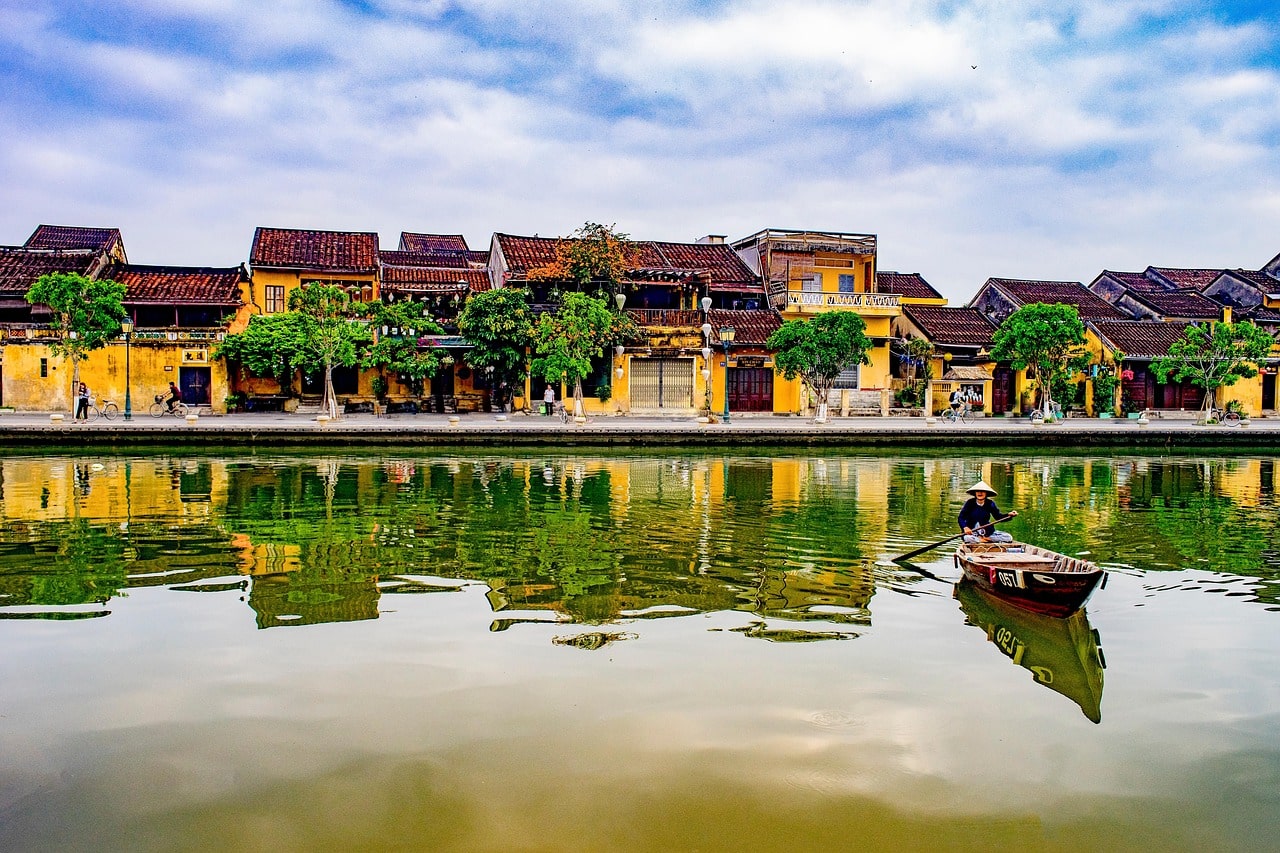 Hoi An Old Town along the Thu Bon river