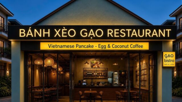 Bánh Xèo Gạo - Vietnamese in An Bang Beach, Hoi An